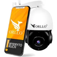 ORLLO IP-Kamera mit SIM-Karten-Slot, 4G LTE, Outdoor, drehbar, Z18 + Netzteil