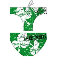 Turbo Ireland Waterpollo Badeslip Grün 5-6 Years Jungen Grün 5-6 Years