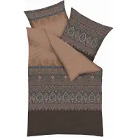 Kaeppel Bettwäsche "Opulence", braun, B/L: 140cm x 200cm, 1 Stk., 1 Stk., Mako-Satin, B/L: 70cm x 90cm, 2, Mako-Satin, Obermaterial: 100% Baumwolle, Bettwäsche, Bettwäsche, Paisleymuster
