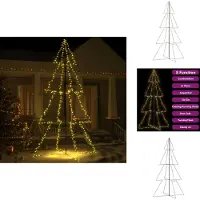 vidaXL Weihnachtsbaum in Kegelform 360 LEDs Indoor Outdoor 143x250 cm - Weihnachtsbäume