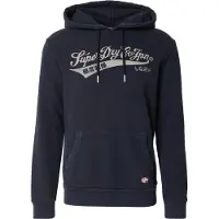 Superdry für Herren. M2014232A Heritage Brand Sweatshirt Entspannt schwarz (XL), Lässig, Baumwolle, Langarm