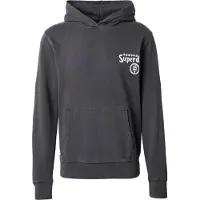 Superdry für Herren. M2014390A Sweatshirt Tokyo Narrative Lose Kapuze schwarz (S), Lässig, Baumwolle