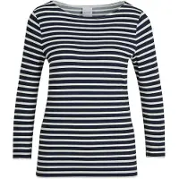 MADELEINE "Shirt Ringelshirt mit U-Boot-Ausschnitt, Halbarm" Ringelshirt mit 3/4-Arm