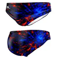 Turbo Red Blue Fire Badeslip