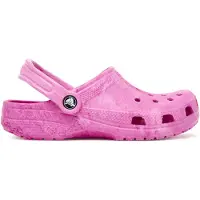 Crocs Pantoletten Kids' Classic Watercolor Marbled Clog 211602 Rosa