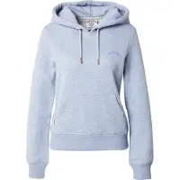 Superdry für Damen. W2012559A Essential Logo Sweatshirt blau (XL), Lässig, Baumwolle, Langarm