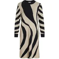 Vila Tif Langarm-midikleid