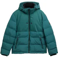 Tom Tailor Herren Steppjacke mit Abnehmbarer Kapuze