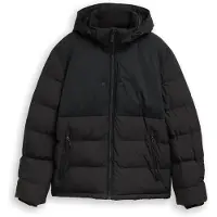 Tom Tailor Herren Steppjacke mit Abnehmbarer Kapuze