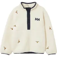 Helly Hansen - Polaire brodée demi-pressionnée - K Frosty Pile Sweater Cream Little Moose Embroid - Kindergröße 2 Jahre - Beige
