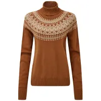 Sherpa - Women's Camkilo Roll Neck Sweater - Pullover Gr XL braun