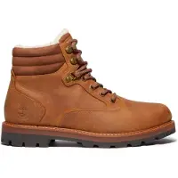 Timberland Mens Mid Warm Lined Waterproof Boot md brn f grain 13