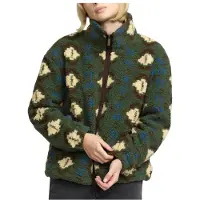 Selfhood - Women's Printed Teddy - Fleecejacke Gr S oliv
