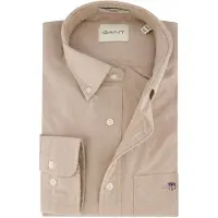 Gant für Herren. 3000200 Oxford-Hemd Regular Fit beige (XL), Lässig, Baumwolle, Langarm