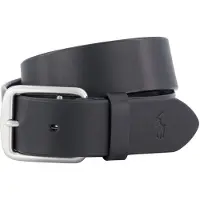 Ralph Lauren für Herren. 405913732001 Ledergürtel mit schwarzem Pferd (36), Lässig, Klassisch