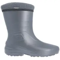Demar Damen Gummistiefel LUCY Ultraleichte Regenstiefel gefüttert Garten Arbeitsschuhe EVA Grau 37