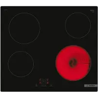Bosch Serie 4 PKE611BA2E, Schwarz, Integriert, 60 cm, Keramik, Keramik, 4 Zone(n)