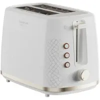 Taurus TO800P, 2 Scheibe(n), Weiß, Tasten, Drehregler, 800 W, 140 mm, 360 mm