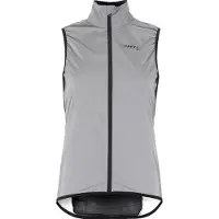 Craft ADV Essence Lumen Wind Vest Women silver reflective/black (926999) L