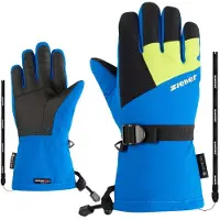 Ziener Lani-z GTX Glove Junior Unisex black.persian blue (12798) 5,5
