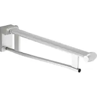 Keuco Stützklappgriff PLAN CARE Waschtisch 650mm vc/sw