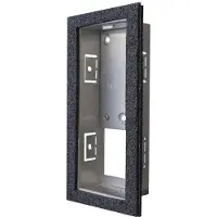 DoorBird D1101V, Unterputzdose, Schwarz, Edelstahl, , Edelstahl, 40 mm, 31,2 mm