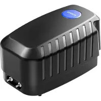 SunSun CAP-20 Sauerstoffpumpe 8 W, Luftpumpe für 8 m³ Aquarium und Gartenteich, Teichbelüfter 13 l/min mit 4 Luftausgängen, Belüftungspumpe mit 2x Luftstein und 2x Rückschlagventil