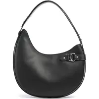 Lauren Accesorios für Damen. 431980156002 Große Tasha Umhängetasche aus schwarzem Leder (OSFA), Lässig