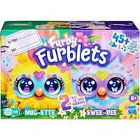 Furby Furblets Plüschspielzeug 2er-Pack, lila, Frühling, Spielzeugset