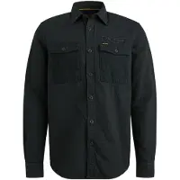 PME Legend Herren Hemden Quilt Poplin Casual 2 - Zwart - Größe XXL