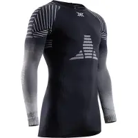 X-Bionic Langarmshirt Invent FX (temperaturregulierung) Unterwäsche schwarz/grau Herren
