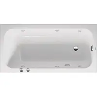 Duravit Whirlwanne Qatego 150x75cm, Jet-Sys, EB-Version, 1 RS, we.