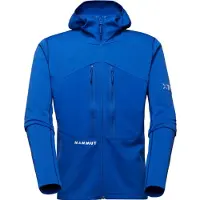Mammut - Eiger Nordwand Advanced Midlayer Hooded Jacket - Fleecejacke Gr L blau