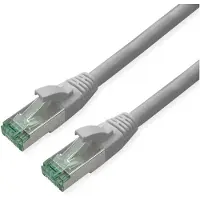 Roline RM Patchkabel Cat.6A S/FTP (PiMF), grau, 15 m