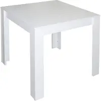 Mäusbacher Esstisch MÄUSBACHER, weiß (weiß matt), B:80cm H:75cm T:80cm, Tische, Esstisch, Breite 80/110/120 cm mit Auszug