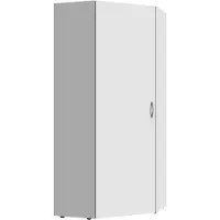 Wimex Multiraumkonzept Eckschrank Weiß Holzwerkstoff 80x80x185 cm