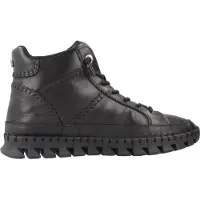 Carmela für Damen. 16270803-NEGRO Stiefeletten aus Leder 162708 schwarz (37), Wohnung, Schnürsenkel, Reißverschluss, Lässig