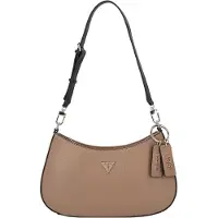 GUESS Damen Noelle Ii Top Zip Shoulder Bag Umhängetasche, braun, Mehrfarbig