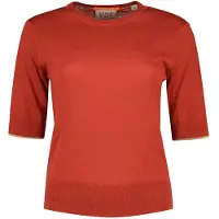 Scotch & Soda 177117 Kurzarm-pullover Orange XS Frau Orange XS