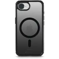 Hama Smartphone-Hülle "Handyhülle magnetisch f. Apple iPhone 16e/17e (D30, schwarz)", schwarz, Smartphones, Hüllen, für MagSafe, stoßfest, D3O, Smartphone-Hülle