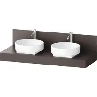 Duravit Konsole Balcoon 140x55x37cm, 2 A., Be beids., braun ma