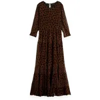 Scotch & Soda Ufu00977t Langarmkleid Mit 3/4 Ärmeln