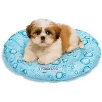 Nobleza Runde Gel-Kühlmatte für Tiere, 43 cm – Schlafplatz für Hunde und Katzen