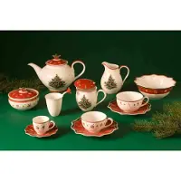 Villeroy & Boch Tasse "Milchkaffeetassen Toy's Delight 260 ml 6er Set bunt", bunt, B:11,4cm H:6,6cm, Porzellan, Trinkgefäße, Tasse, Mikrowellengeeignet