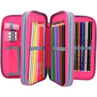 Depesche TopModel TOPModel 3 Fach Federtasche mit Silikon Pins