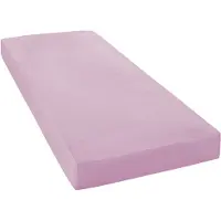 Janine Spannbettlaken "MAKO-FEINJERSEY 5007", rosa (altrosé), L:200cm, Mako-Jersey, Obermaterial: 100% Baumwolle, Bettlaken, Spannbettlaken, aus 100% Baumwolle, für Matratzen bis 26 cm Höhe