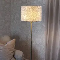 PR Home Stehleuchte Amy, Eldertree grün/gold, Höhe 150 cm, E27