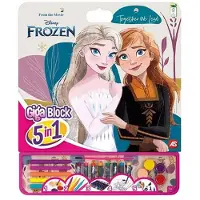 Cefa Toys Die Eiskönigin – Völlig Unverfroren 5 In 1 Giga Block Malbuch Mit Aufklebern