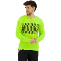 Castelli Langarm Fahrradtrikot für den Sommer - TRAIL TECH - Hellgrün M