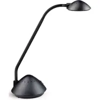 MAUL LED-Tischleuchte MAULarc, schwarz, Höhe 38 cm, flexibel